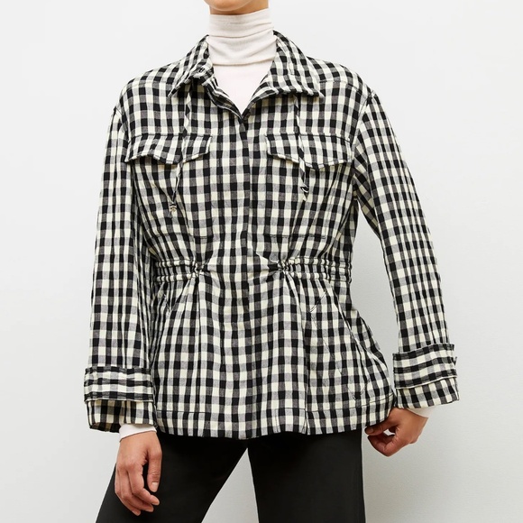 M.M. LAFLEUR  The Alison Anorak in Luxe Gingham - L - Picture 1 of 16